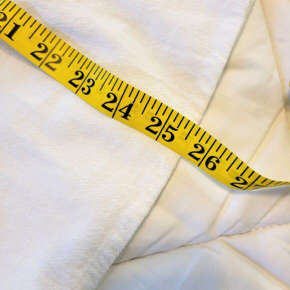 Faherty Blouse Women's S Laura Organic Cotton Boho Peasant Embroidered Smocked - Picture 10 of 10